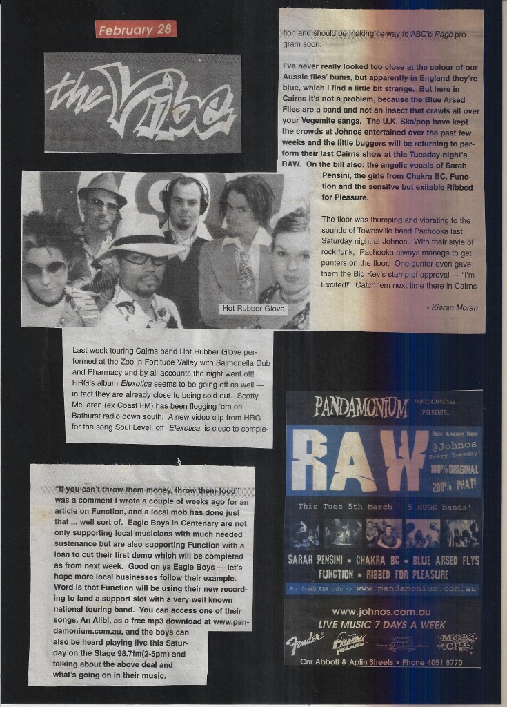 Various Clippings 2001 2